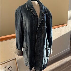 Tommy Hilfiger red label denim premium vintage Women's Jean Jacket XL